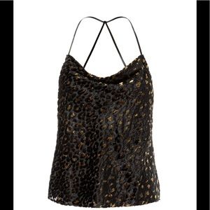 Intermix Black and Gold Cami